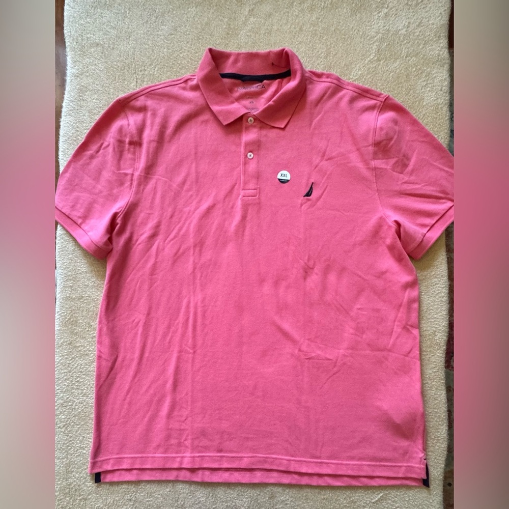 Nautica Pink Polo Shirt